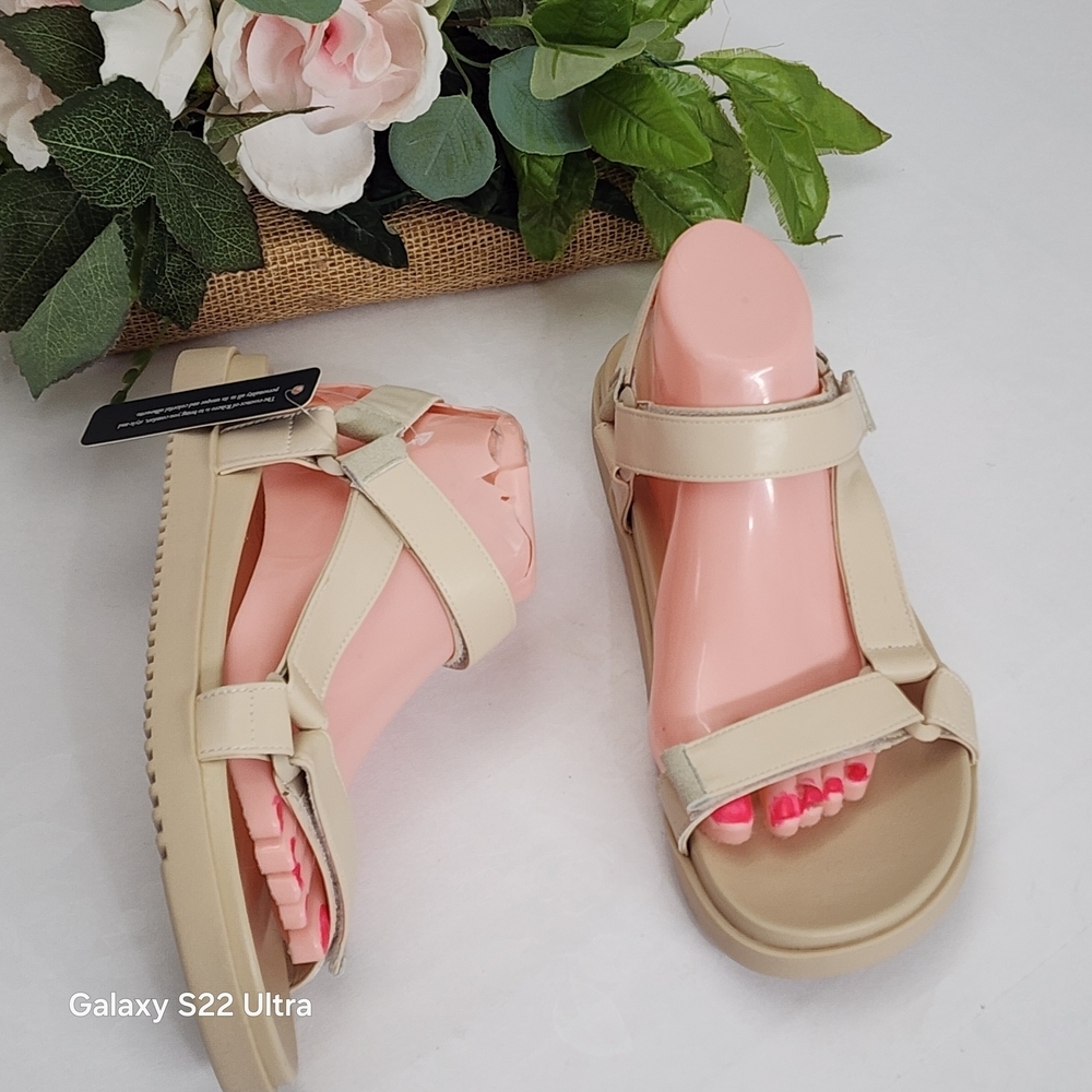 Beige Women's Sandals - Picture 2 of 5